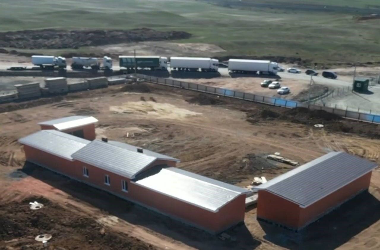 На границе Актюбинской области с Россией продолжается реконструкция пункта пропуска «Алимбет»