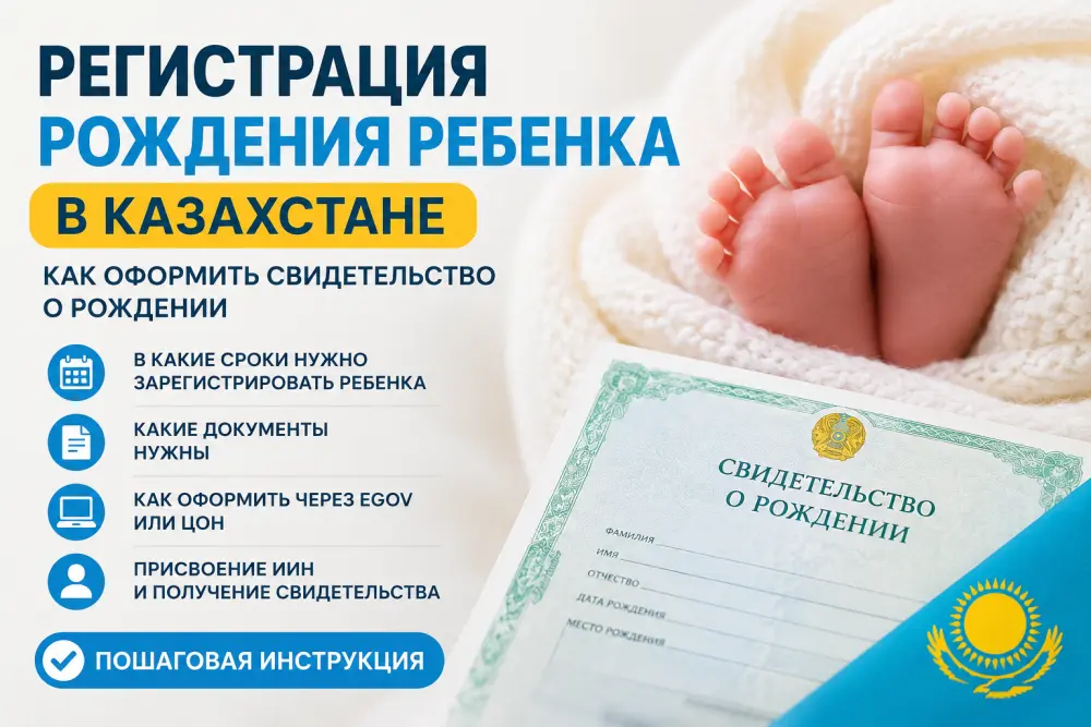 Регистрация рождения ребенка
