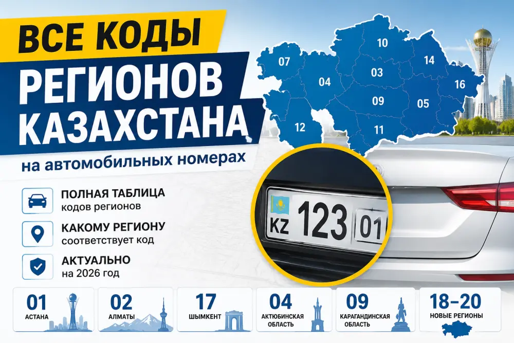 Почтовые индексы Казахстана